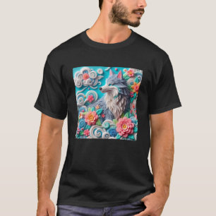 Camiseta 3d Fox Sticker