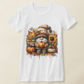Camiseta 3D Graffiti Fall Gnome Streetwear - Graphic