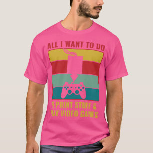 Camiseta 3D Imprimindo Impressão 3D engraçada e jogar vídeo