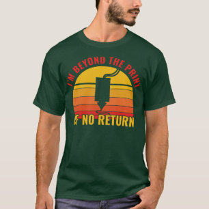 Camiseta 3D Imprimindo Impressão 3D Engraçado sem retorno