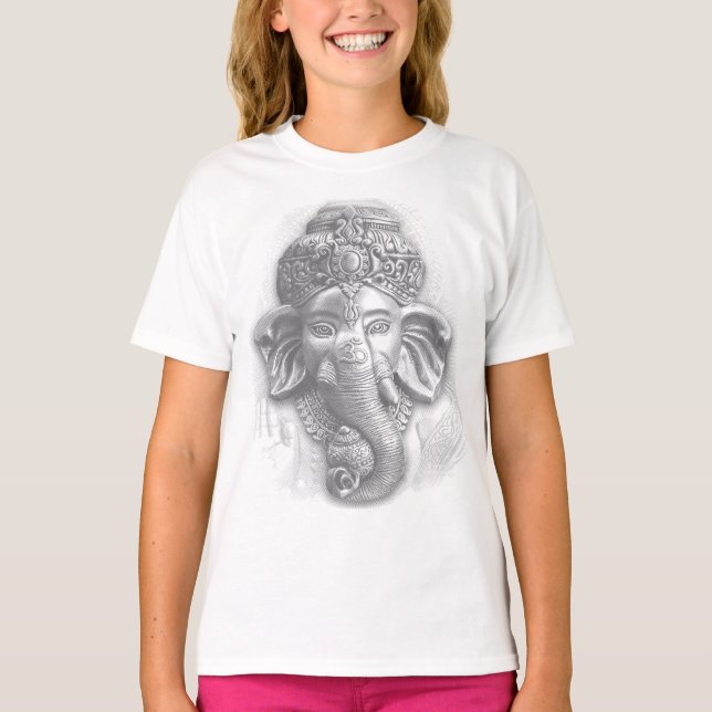 Camiseta 3d Lord Ganesha - Om (Frente)