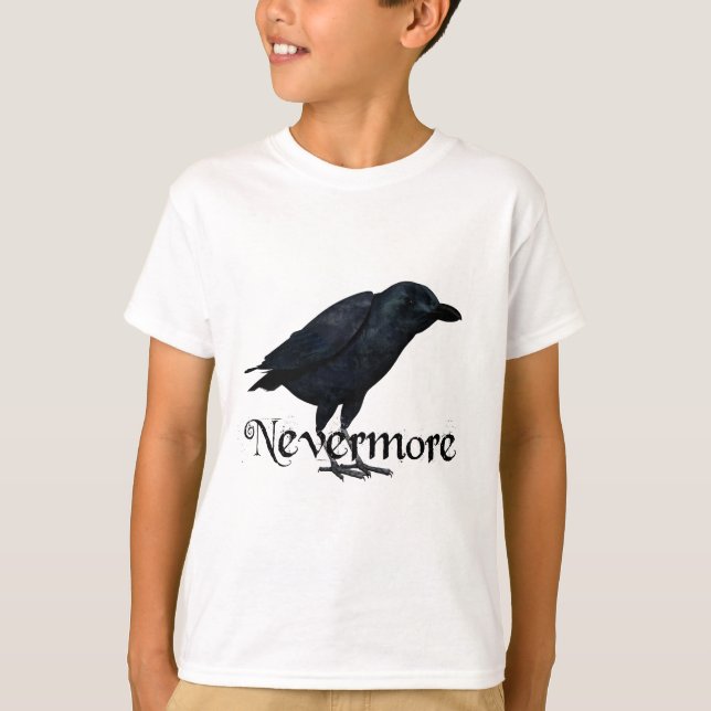 Camiseta 3D Nunca Mais Raven (Frente)