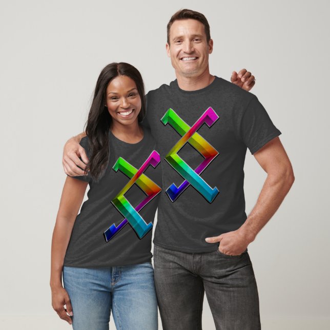 Camiseta 3D PRIDE Love Rune (Unissex)