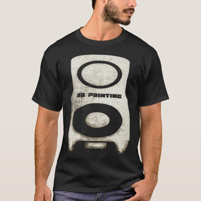 Camiseta 3D Printer hot end artwork  2 (Frente)