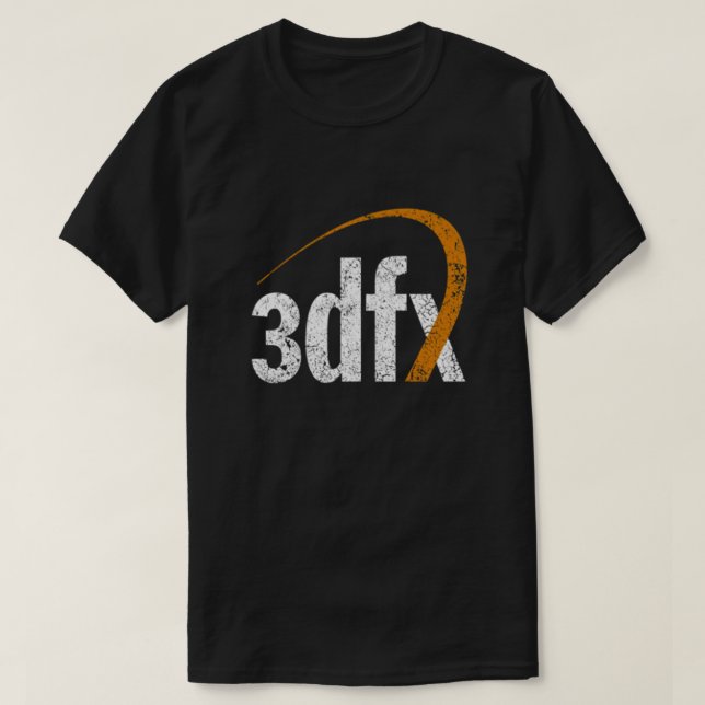Camiseta 3DFX Clássico desbotado  (Frente do Design)