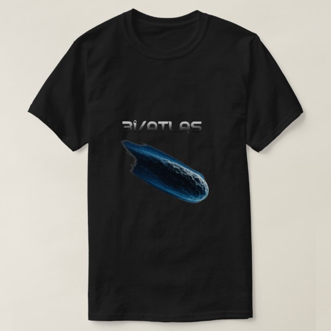Camiseta 3i/ATLAS Cosmic Streak Sci-Fi (Frente do Design)