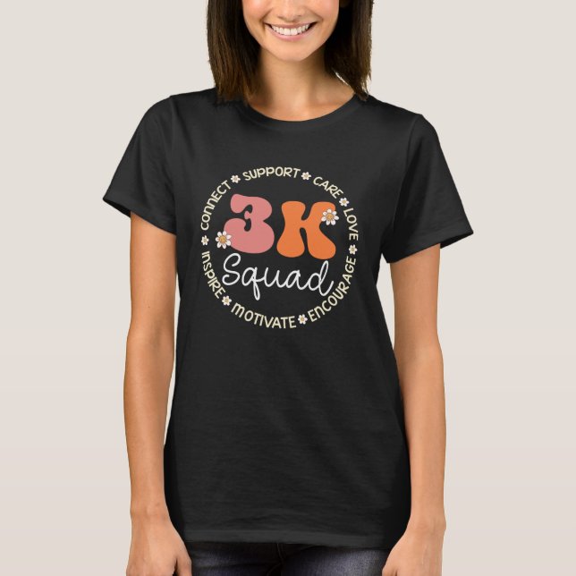 Camiseta 3K Squad Appreciation Week Back to School (Frente)