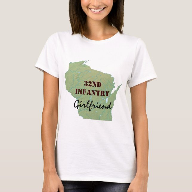 Camiseta 3ò Costume da guarda nacional de Wisconsin da (Frente)