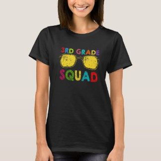 Camiseta 3rd Grade Squad Back To School Third Grade Teacher