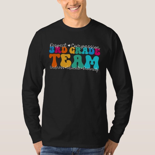 Camiseta 3rd Grade Team Appreciation Week Back to School (Frente)