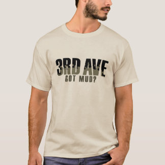 Camiseta 3rdAve obteve a lama o t-shirt longo da Capa