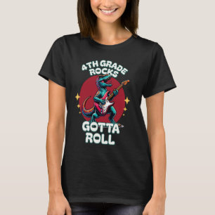 Camiseta 4ª série é demais. Precisa rolar dinossauro e viol