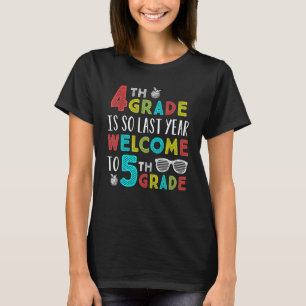 Camiseta 4ª série é tão bem-vinda no ano passado ao chá 5