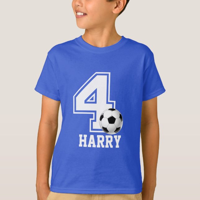 Camiseta 4º Aniversário futebol personalizado-2 (Frente)