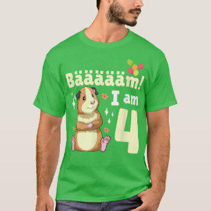 Camiseta 4º Aniversário - Suíno-guineense Presumiu Festa de