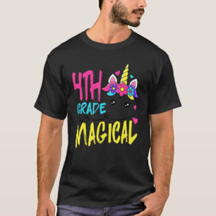 Camiseta 4º ano é mágico de volta ao Unicórnio escolar