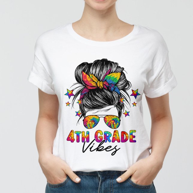 Camiseta 4º ano Vibes Malvado Cabelo Roubou Rapariga De Vol (Criador carregado)