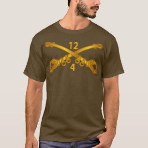 Camiseta 4º Esquadrão 12 de Cavalaria Ramificação com Txt