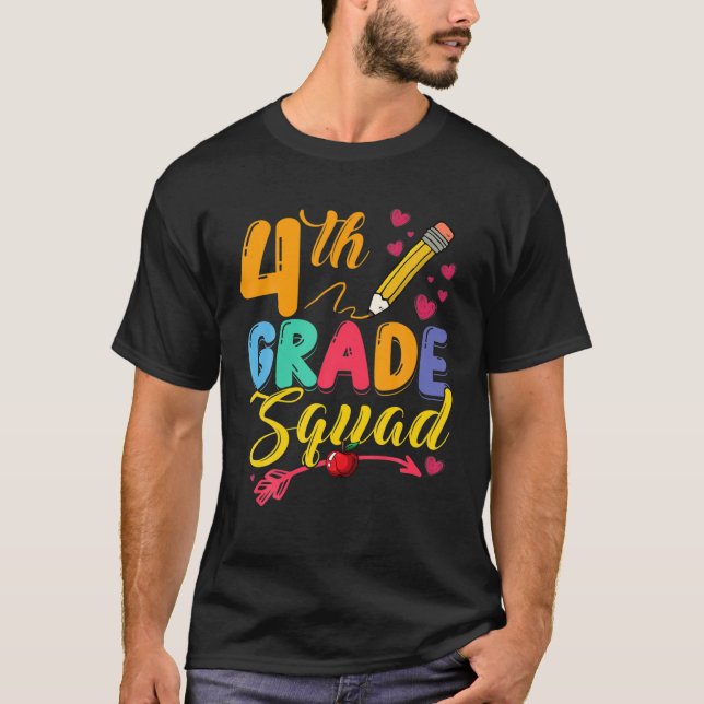Camiseta 4º Grau Quadrado 4º Equipe de Estudantes de Teatro (Frente)