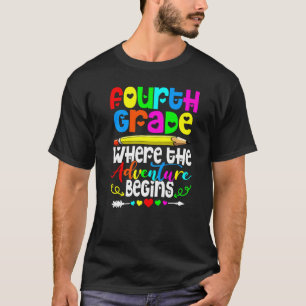 Camiseta 4º Grau Quando A Aventura Começa No 4º Grau