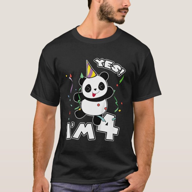 Camiseta 4º Panda Sim Sou 4 Panda (Frente)