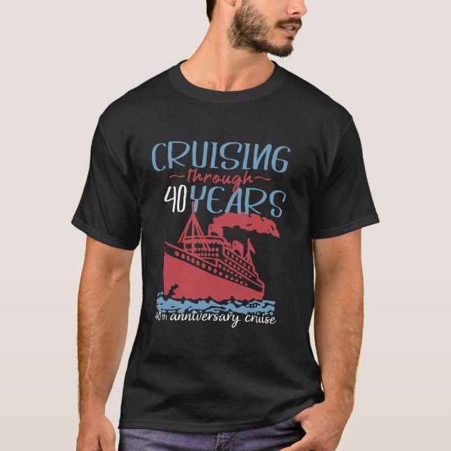 Camiseta 40º Aniversário Cruza Sua e Sua Correspondência 40 (Frente)