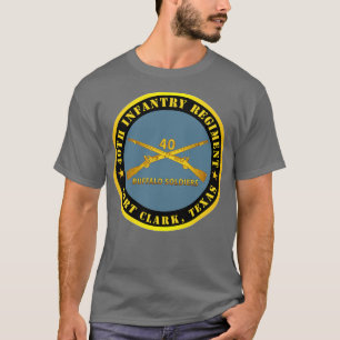 Camiseta 40º Regimento de Infantaria Búfalo Soldados Fort T