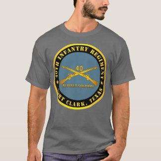 Camiseta 40º Regimento de Infantaria Búfalo Soldados Fort T