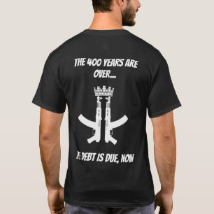 Camiseta 400 anos acabaram