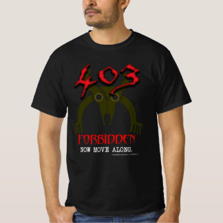Camiseta 403 Camisa-T Proibida