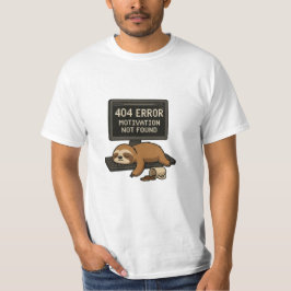 Camiseta 404 Error Sloth Funny