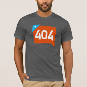 Camiseta 404 Klout não encontrado
