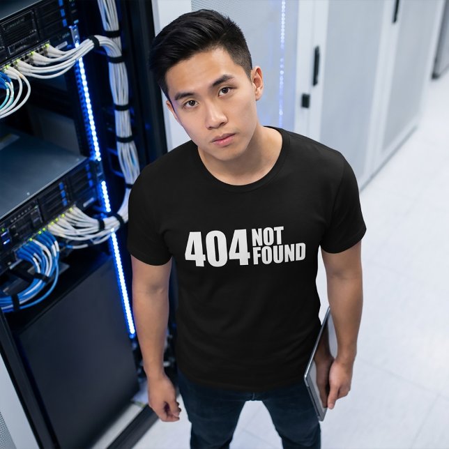 Camiseta 404 Não Encontrado Programador Desenvolvedor Full  (Criador carregado)