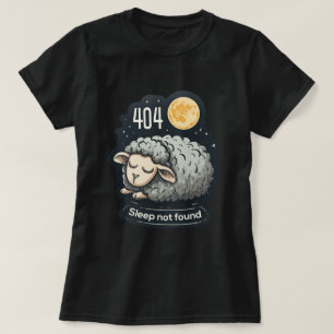 Camiseta 404 O Sono Não Foi Encontrado - Carneirinho de Des