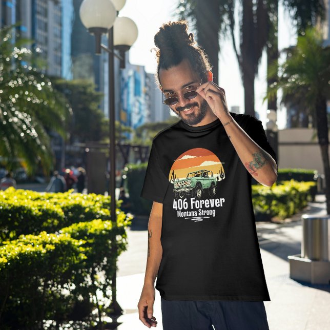 Camiseta 406 Forever – Montana Strong | Big Sky State Pride (Criador carregado)