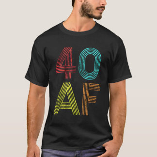 Camiseta 40 Af 40Th 1979 40