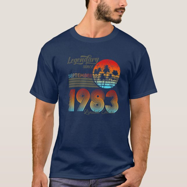 Camiseta 40. Aniversário Legendário Desde Setembro De 1983 (Frente)