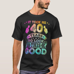 Camiseta 40 anos, 40 anos, aniversário de 40 anos Impressão