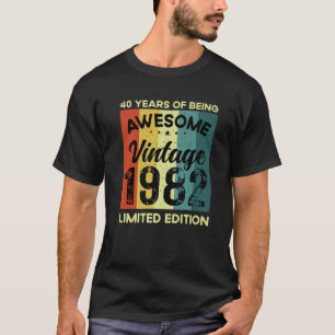 Camiseta 40 Anos De Esforço T S Limited Edition Vint