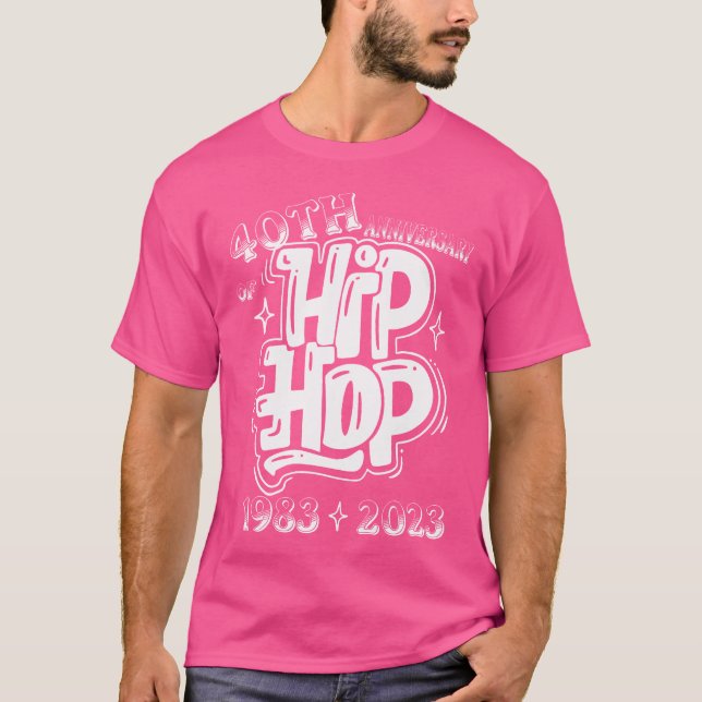 Camiseta 40 Anos De Idade 40 Anos De Grafite De Hip Hop (Frente)