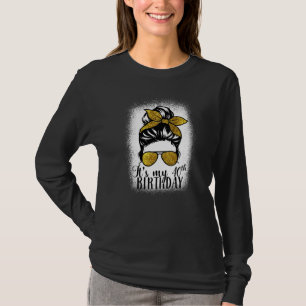Camiseta 40 Anos De Idade Mensageira É A Minha aniversário 