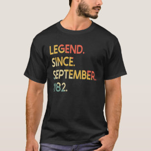 Camiseta 40 anos de legenda desde setembro de 1982 40º