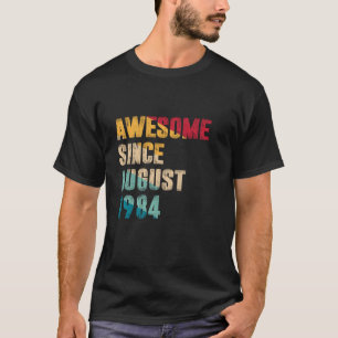 Camiseta 40 anos é fantástico desde agosto de 1984 40º