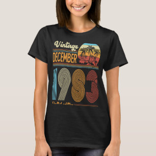 Camiseta 40 anos Vintage aniversário dezembro 1983 Mulheres