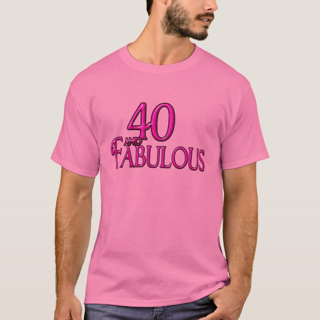 Camiseta 40 e fabuloso (Frente)