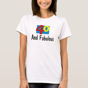 Camiseta 40 e Fabuloso