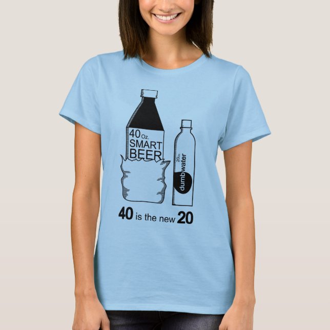 Camiseta 40 É O Novo 20 (Frente)