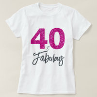 40 e Presente de Aniversário Fabuloso