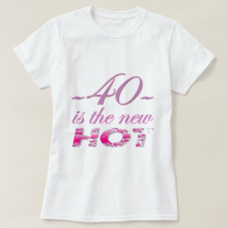 Camiseta 40 novo-quentes