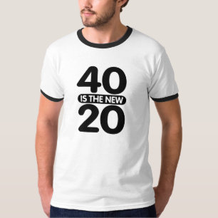 Camiseta 40 são os 20 novos